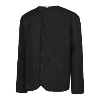 테온셀 남자 라운드넥 퀄팅 경량 패딩 점퍼 LM-JUW-Q041-블랙