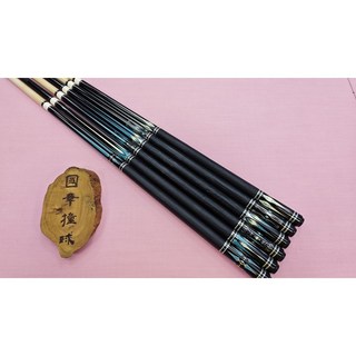 【國華撞球】BK最新款牛皮壓蜥蜴紋握把雷射撞球桿組(楓木/消光黑前節可選)專業撞球器材, 1個, 01,消光黑前節