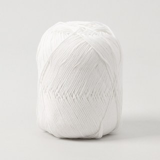 화이트 털실 수예용 사계절뜨개실