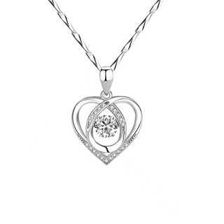 LOVE WHEEL 海洋之心鎖骨項鍊手鍊 跳舞鑽鎖骨鏈 情人節禮物 母親節禮物