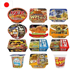 [일본] 유명 브랜드 12종 야키소바 라멘 도시락 패키지, 12팩