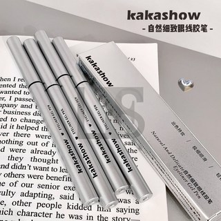 kakashow自然細緻眼線膠筆 自然顯色 絲滑流暢 持久不易暈染眼線筆 新手初學者 學生平價眼線膠 L.F.S, 1個, 01#黑色,120mg, 01#黑色