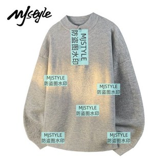 針織衫男士 寬鬆長袖 亨利領 毛衣 3XL 【建議82.5-92.5公斤】