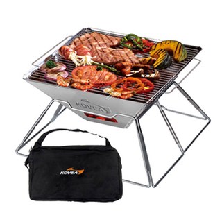 코베아 바베큐그릴 BBQ 매직1 업그레이드 스탠 화로대 석쇠 그릴, 1개, 스테인레스
