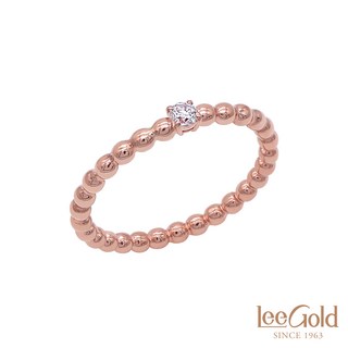 14K 18K 리골드 큐빅 버블 로즈골드 볼 반지 (LGR26AE-20R1EZ)