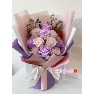 花束 畢業花束 乾燥花束 永生花束 香皂花 情人節花束 小花束 玫瑰花束, C03 (28*40cm)