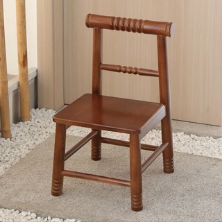 椅凳 板凳 換鞋凳 凳子 小凳子 木頭椅 椅子 實木凳子 實木靠背椅家用客廳小椅子吃飯餐椅, 按摩椅胡桃色【30*34*53cm】, 1個