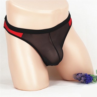 VQ透明性感男內褲 男士透氣網紗三角褲 夜店酒店公關情趣內褲