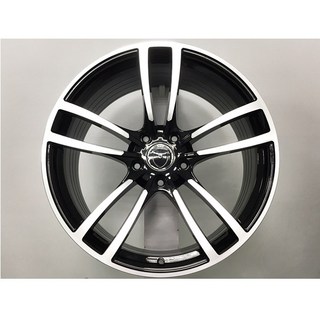 Replica R09 旋鍛 21吋 5孔130 鋁圈 - 提升操控與外觀，麗車坊嚴選, 亮黑車面, 1個