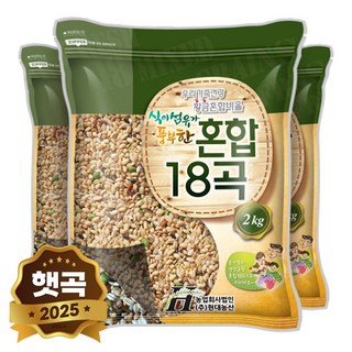 현대농산 균형 혼합 18곡 2kg, 3개