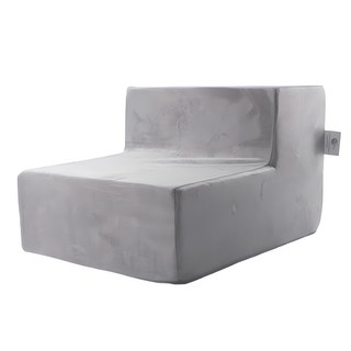 8deco 강아지 계단, 극세사 그레이, 1개