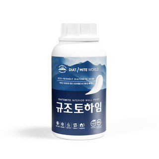 1.3kg 규조토하임 결로방지 베란다 벽지 친환경 단열 곰팡이방지 천연 규조토 셀프 ks인증 화이트 (단일색상), 01.화이트 페인트, 1개