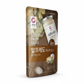 청정원 싱글파우치로제소스 170g + 알프레도소스150g 각 3개 (총6개), 3세트