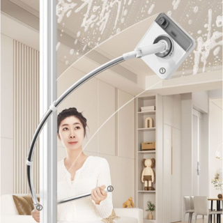 키넬라이프 외창문 클리너 외부청소 유리창닦이 걸레2개포함, 1세트