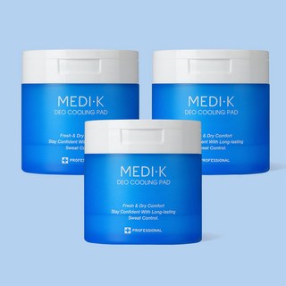 약국입점 메디케이 데오드란트 쿨링 패드 대용량 70매 140ml 겨드랑이 땀 소취 겨땀냄새 암내제거, 3개
