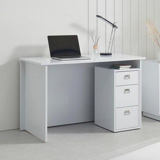 사무용 학생용 공부용 업무용 심플한 책상서랍세트 가정용 센터 사무책상 호텔, 화이트
