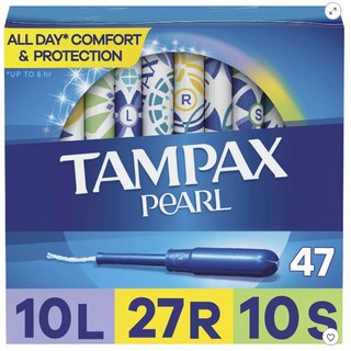 펄 라이트+레귤러+슈퍼 47 탐폰 - tampax