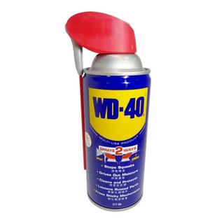 WD-40 除鏽油 除鏽 潤滑 保養 排除濕氣 防銹油 潤滑油 增量 消除噪音 微氣味 可彎曲噴頭, 1個, 277ML(9.3 oz) 附新噴頭, 277mL