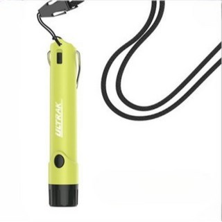 LED 전자호각 호신용 누르는호루라기, 형광그린, 1개