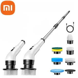 전기청소브러시 주방 설거지 브러시 욕실 청소 브러시 방수 다가능 전동 브러쉬 여러 기능을 갖춘 Xiaomi, 01 6in1