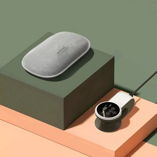 샤오미 Qualitell 스마트 파우치 물주머니 온수 손난로 보온 찜질팩 허리벨트, 실속형 핑크+허리벨트