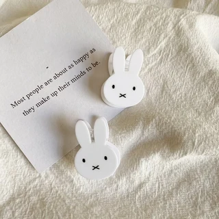 쿠쿠스토어 귀여운 Miffy Kawaii Ins 머리 장식 클립 공주 달콤한 멋진 토끼 Y2K 성격 모자를 쓰고 있죠 학, 03 2Pcs