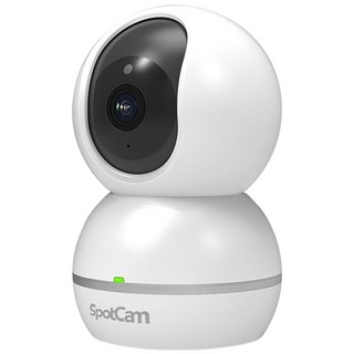 SpotCam Eva 2 可擺頭雲端無線wifi監視器 無死角自動人形追蹤 台灣家用監視器 監視器攝影機 網路攝影機, 1個