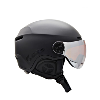 갤런 스키 헬멧 고글 일체형 바이저 PLENO, 무광블랙, 1개