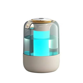 시온우주 듀얼 포그 롱래스팅 가습 저소음 다목적 2.15리터 대용량 가습기, 화이트