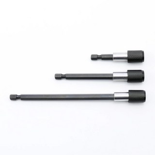 마그네틱 드릴 익스텐션 비트 홀더 육각 생크 퀵릴리즈 무료 1/4 인치 3 개