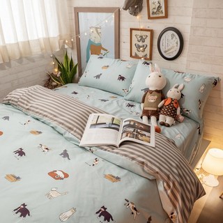 棉床本舖 北歐風兩用被，多款任選，四季磨毛布，台灣製造，單買一件, 小貓窩, 小貓窩