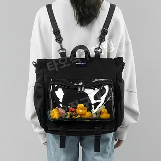 덕질가방 수납 크로스백 백팩 콘서트가방 투명 굿즈 이타백 투명백팩