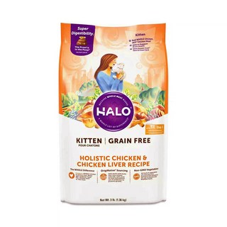 美國HALO嘿囉幼貓成貓無穀糧1.5磅｜呵護腸胃，亮麗毛髮，提升免疫力, 1個, 成貓鮭魚1.5磅