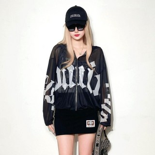 줌바댄스복 웨어 탑 형광 매쉬 메쉬 시스루 긴팔 힙합 에어로빅복