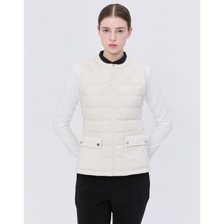 (매장)헤지스 골프 [] [가격인하][스테디셀러]포켓 포인트 퀼팅 다운 베스트 (CREAM) WWJU4D701CR 157924