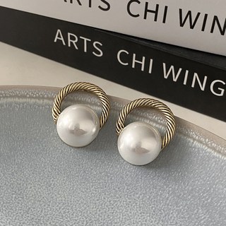 珍珠耳環 簡約百搭耳飾品-桃園出貨