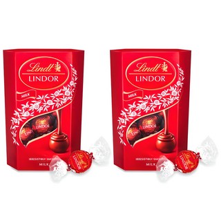Lindt 瑞士蓮 LINDOR LINDOR牛奶巧克力球, 200g, 2盒