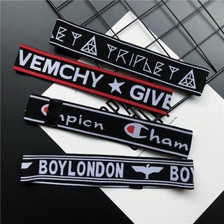 髮帶男女跑步運動健身寬頭巾頭套防滑籃球瑜伽吸汗束髮頭帶潮髮箍, 簡約四件套, 1個