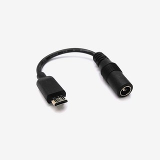 DC 어댑터 젠더 (5.5암-마이크로5핀 숫) 변환 잰더 연결 플러그 전원 잭, 1개, 5.5 x 마이크로5핀