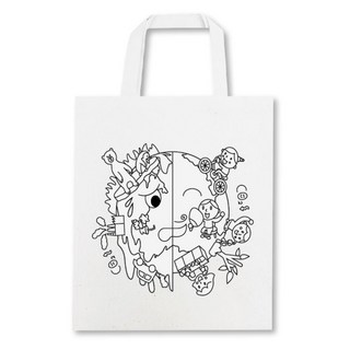 30x35cm 지구 사랑 자연 보호 학습 순면 에코백 만들기 5개 체험 시상품 교육, 에코백 단품