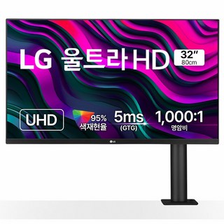 LG전자 4K UHD 울트라HD 모니터 방문설치, 80cm, 32UN880K