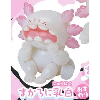 六角恐龍MACARONI 奇妙的夥伴們 扭蛋 蛋樂寶, 1個, 乳白 坐姿