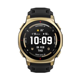 어메이즈핏 스마트워치 T-REX 3 PRO, GPS + 블루투스, 4.4cm, 블랙 골드