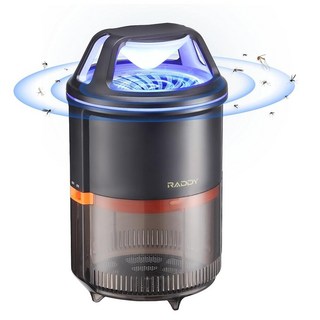 Raddy MS-1 흡입기가 있는 실내 곤충 트랩 초파리/모기/모기/나방용 전기 해충 퇴치기 탈출 방지 네트 디자인 물리적 해충 방제 가정 주방 온실용 날아다니는 벌레, 1개