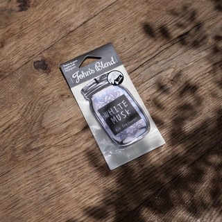 John's Blend 香氛片 車用/衣物/衣櫥/房間室內芳香 - 白麝香/茉莉花, 1個, WHITE MUSK｜白麝香