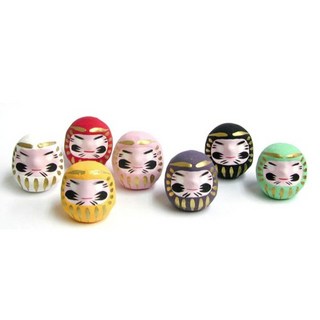 復古家 日本製 祈願達摩 張子 工作 財運 戀愛 健康 開運擺飾 (特價), 綠色(健康運、美容運), 綠色