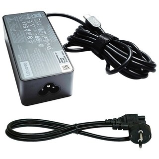레노버 65W USB C타입 충전기 20V 15V 9V 5V 출력 어댑터 전원케이블 포함, ADLXYLC3D, 1개
