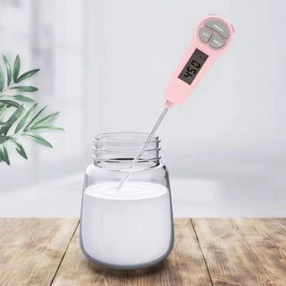 嬰兒溫度計 奶溫計 高精度電子測水溫計 寶寶家用, 陞級款【藕荷粉】