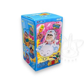 【M.M小舖】蠟筆小新春日部機能隊系列盲盒 盒玩公仔 彈簧盒抽, 1個, 單個盲抽 X1B01