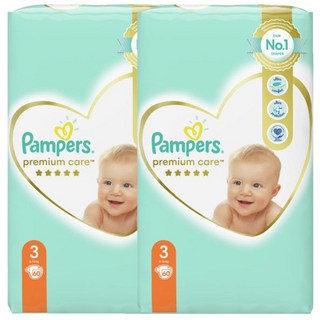 유로 팸퍼스 프리미엄케어 밴드형 기저귀 아동공용 pampers 바우처, 120개, 3단계